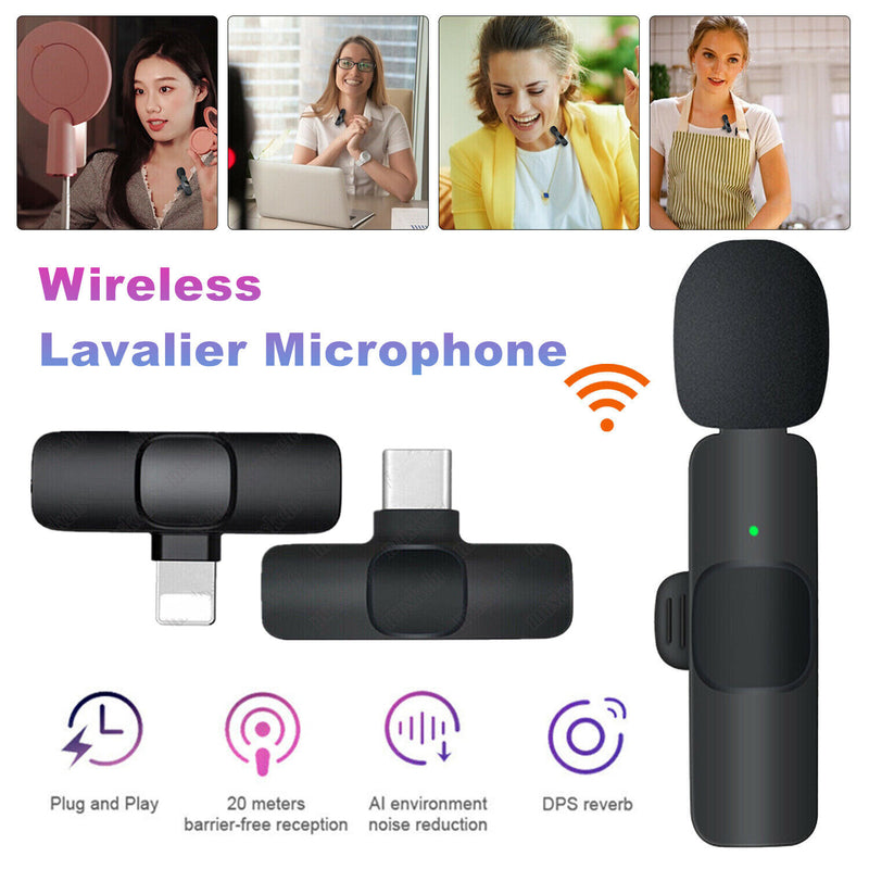 Wireless Lavalier Mini Microphone