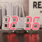 3D Silent Digital Alarm Clock