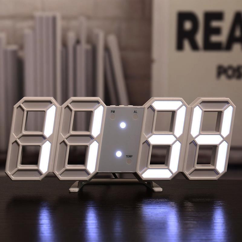 3D Silent Digital Alarm Clock