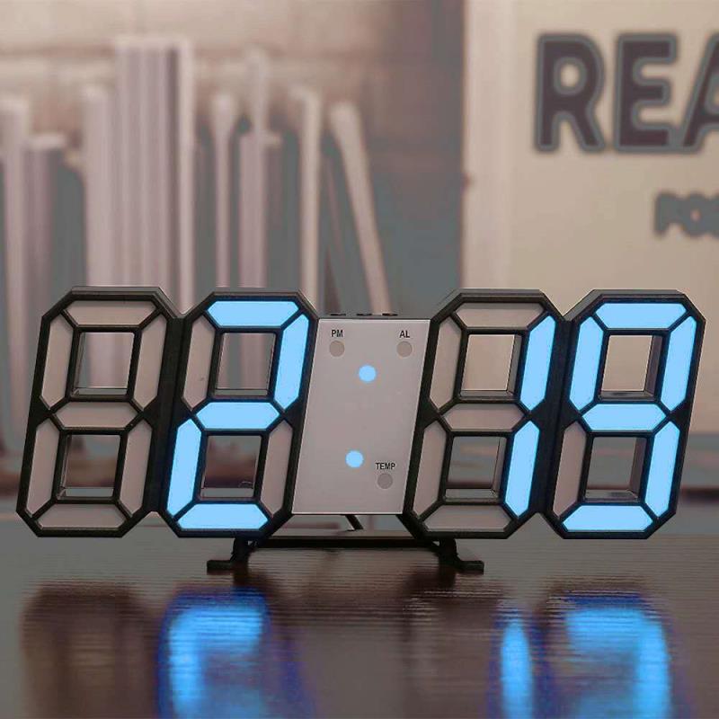 3D Silent Digital Alarm Clock