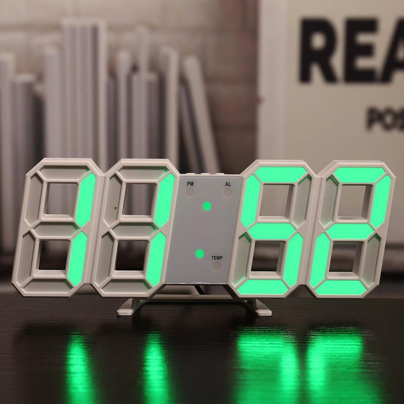 3D Silent Digital Alarm Clock