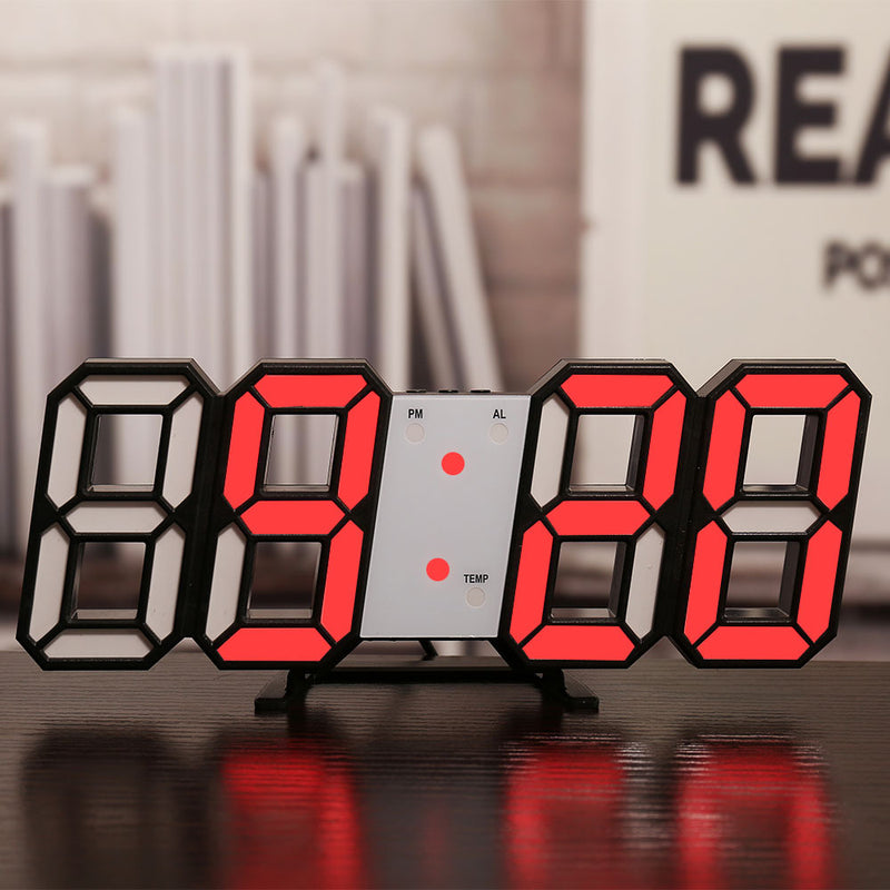 3D Silent Digital Alarm Clock