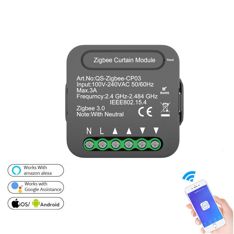 Smart WiFi Curtain Motor Remote Control