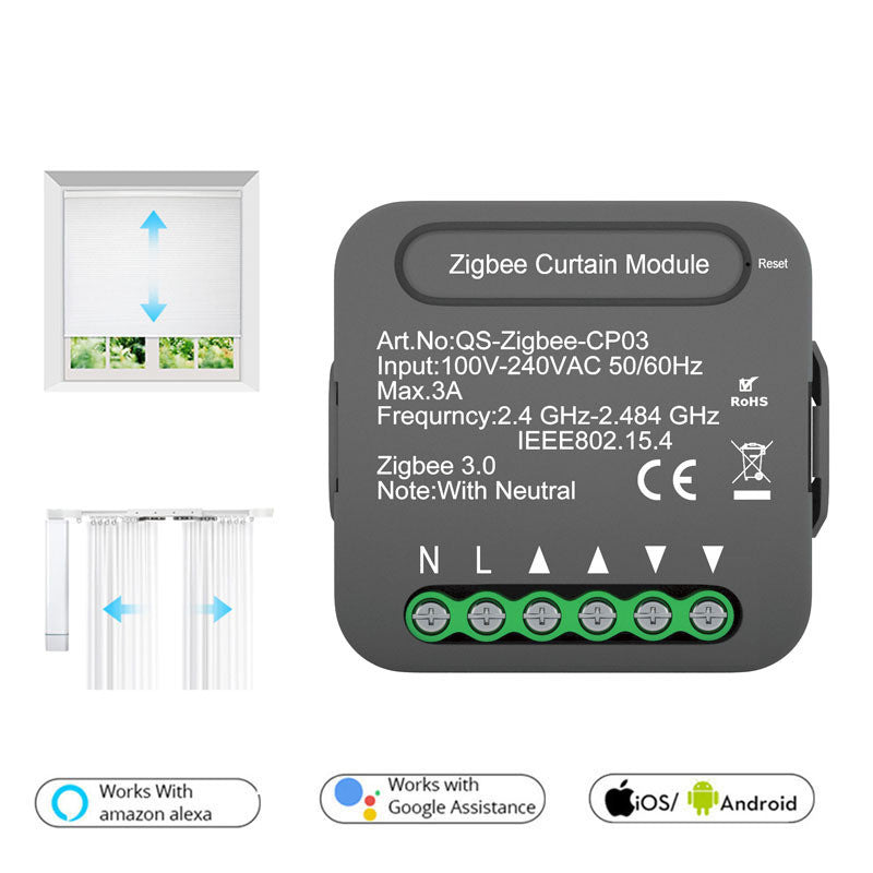 Smart WiFi Curtain Motor Remote Control